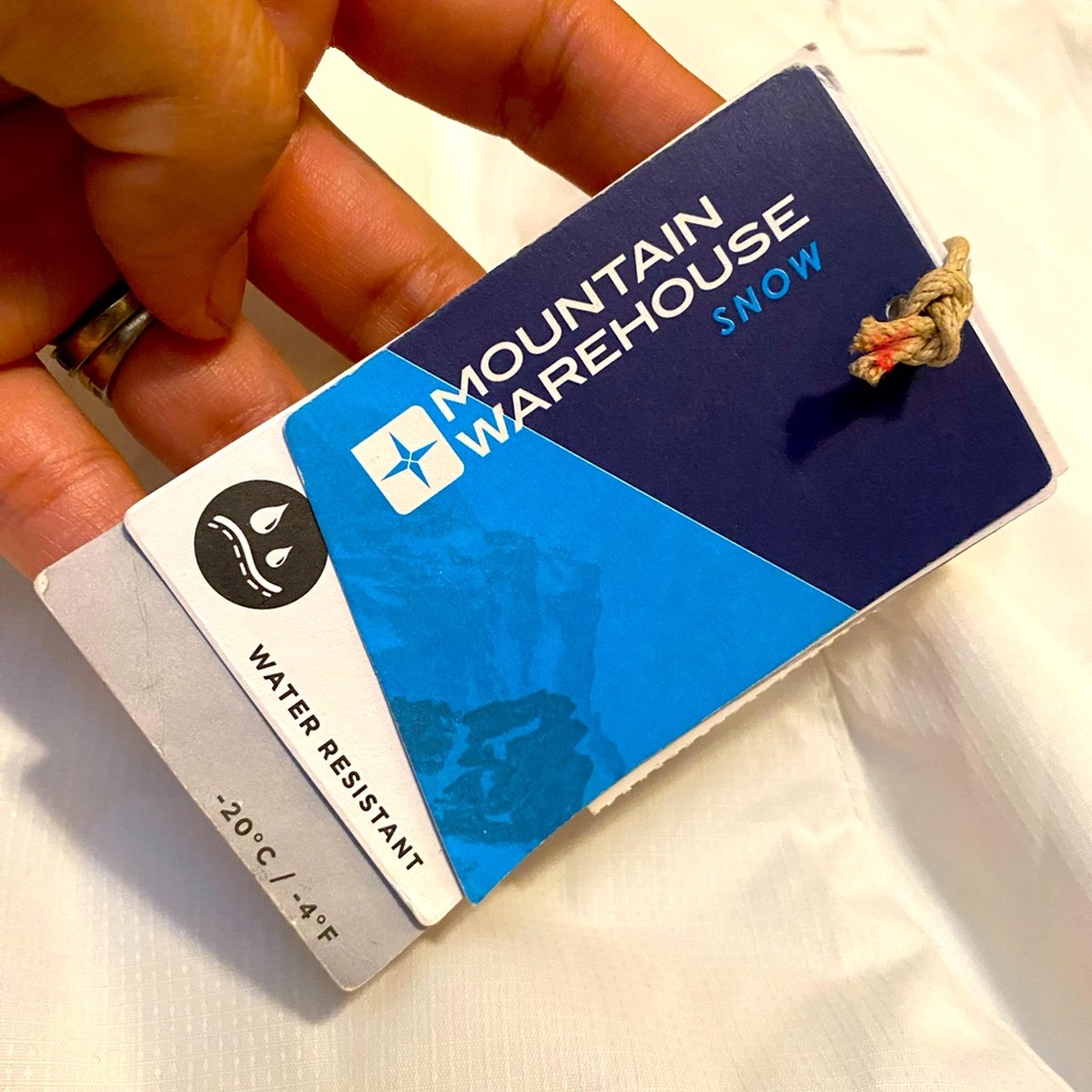 Brand New Mountain Warehouse White Snow Pants